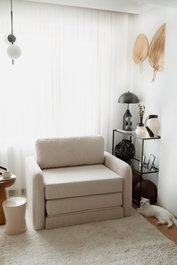 Atelier Del Sofa Nest - White Sofá-Cama de 1 Plaza